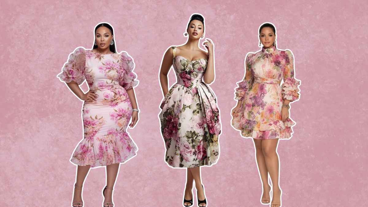Plus Size Garden Party Wedding Guest Outfits