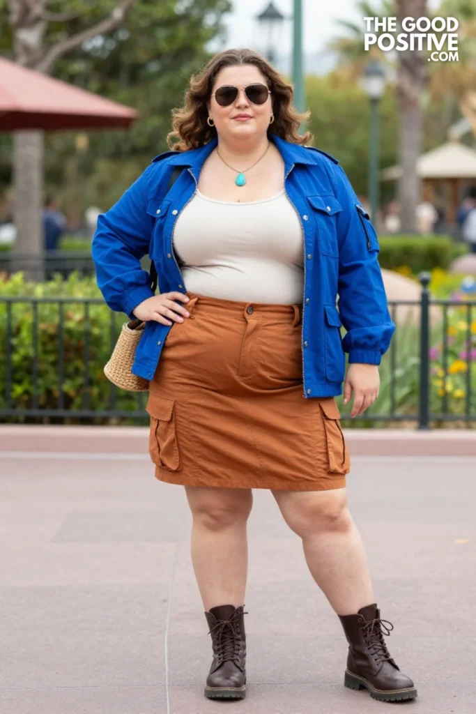 Safari Adventure Cargo Skirt Look