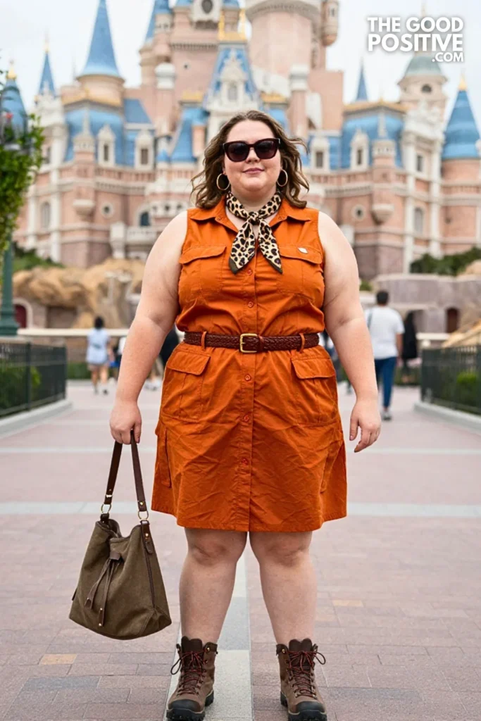 Safari Sunset Utility Dress