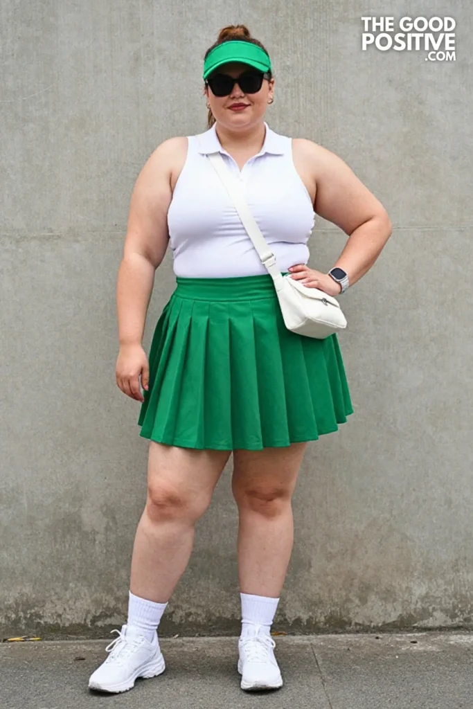 Soft Green Summer Tennis-Inspired Set