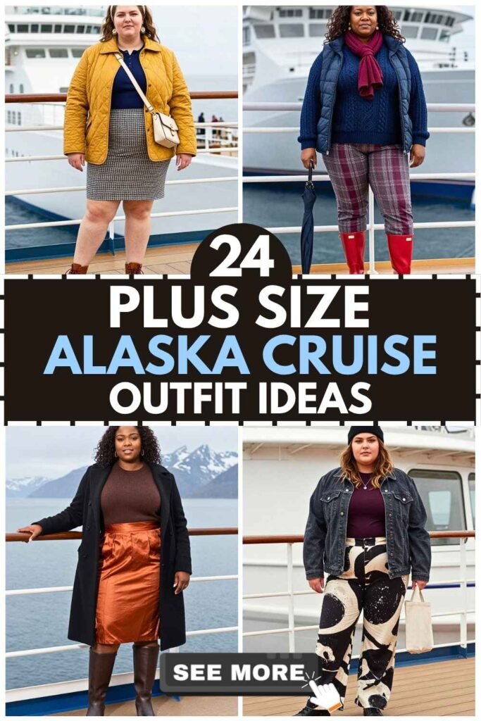 24 Plus Size Alaska Cruise Outfits