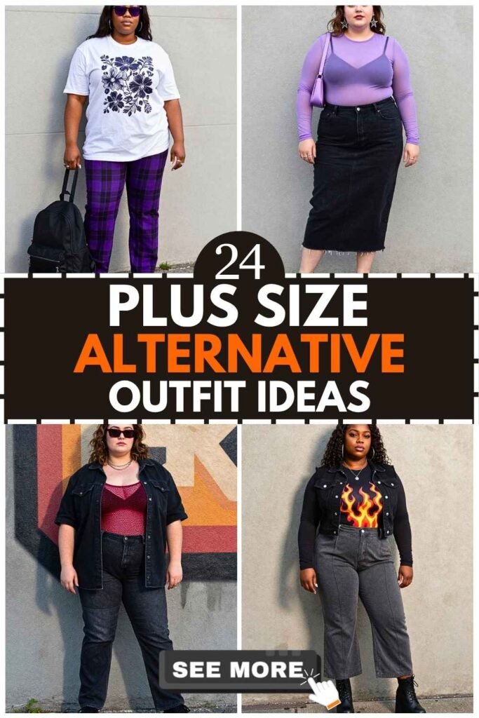24 Plus Size Alternative Outfits