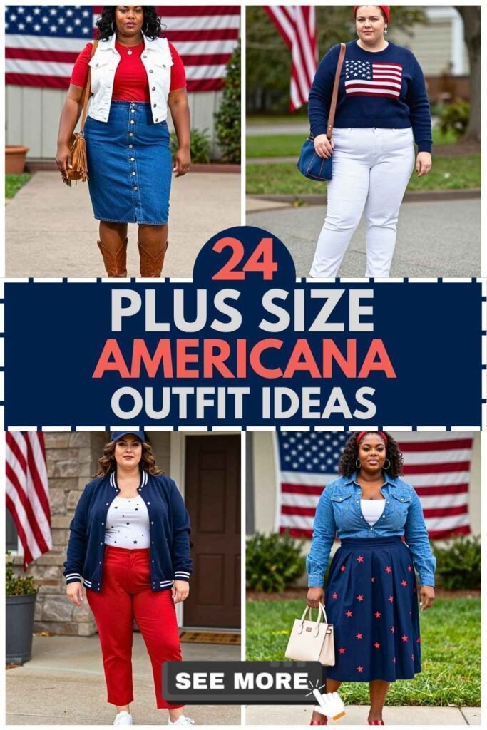 24 Plus Size Americana Outfits