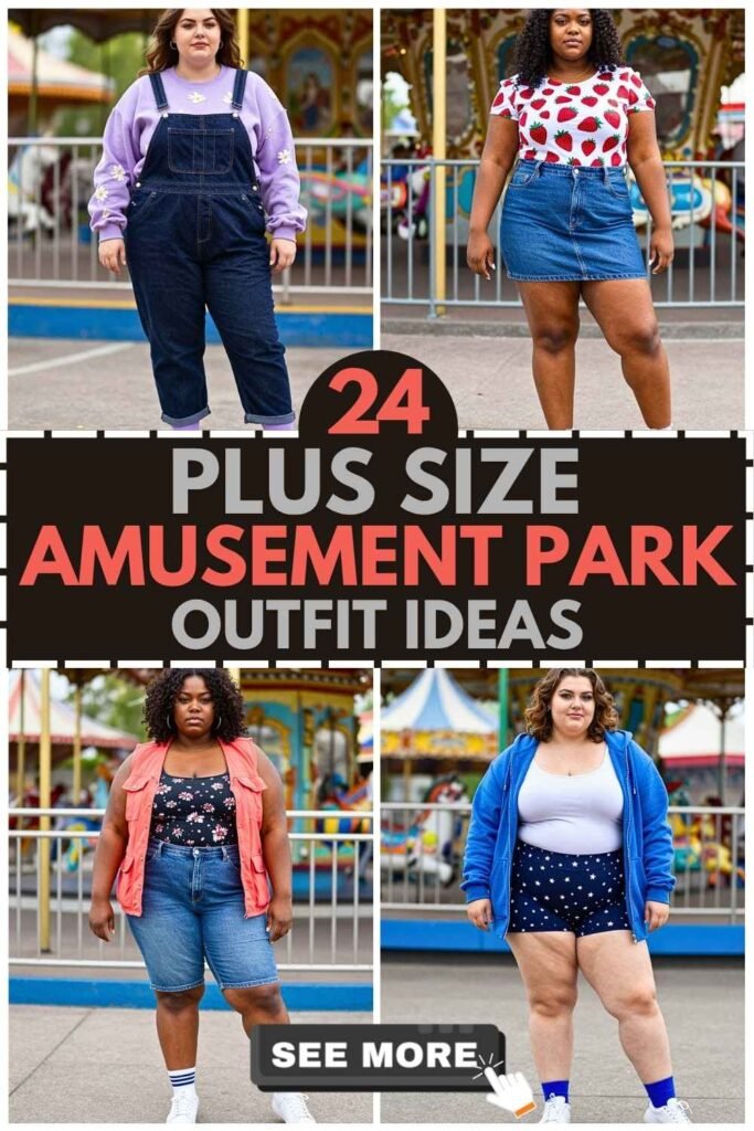24 Plus Size Amusement Park Outfits