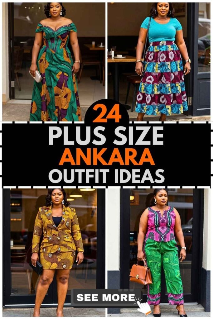 24 Plus Size Ankara Outfits