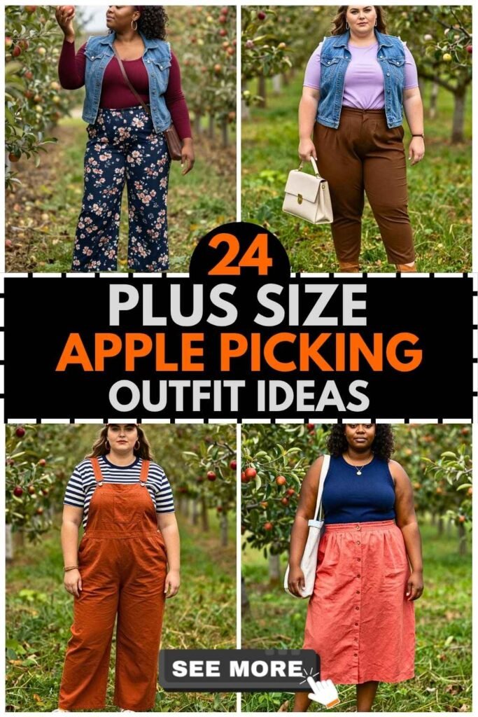 24 Plus Size Apple Picking Outfits