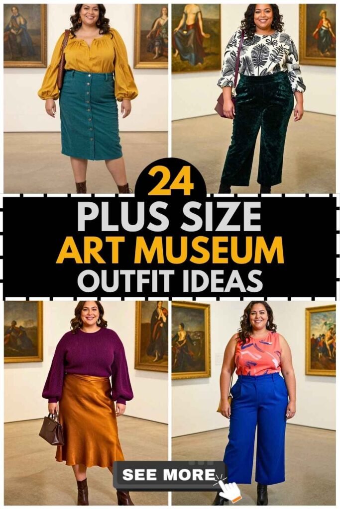 24 Plus Size Art Museum Outfits