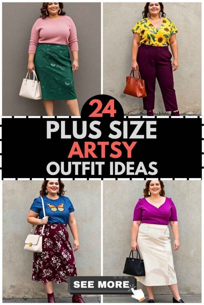 24 Plus Size Artsy Outfits