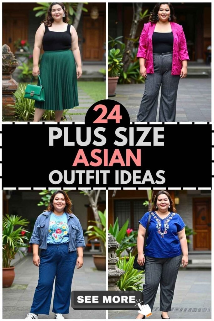 24 Plus Size Asian Outfits