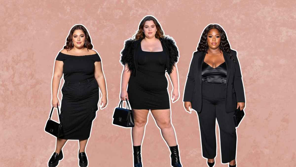 Plus Size All Black Outfits