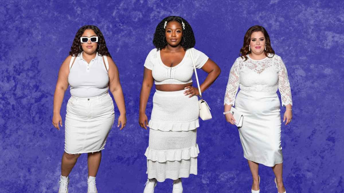 Plus Size All White Outfits