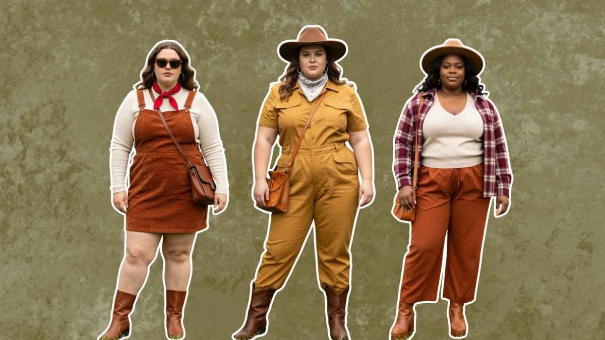 Plus Size Apple Picking Outfits