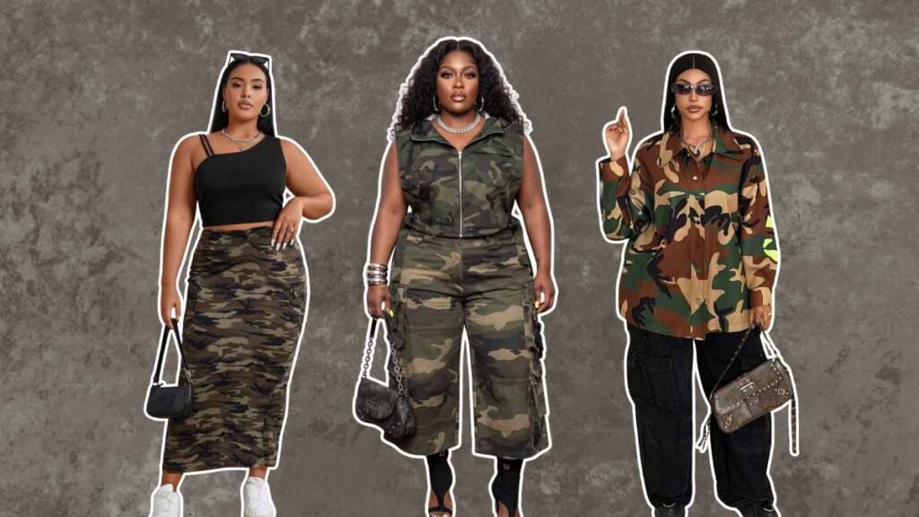 Plus Size Army Fatigue Outfits