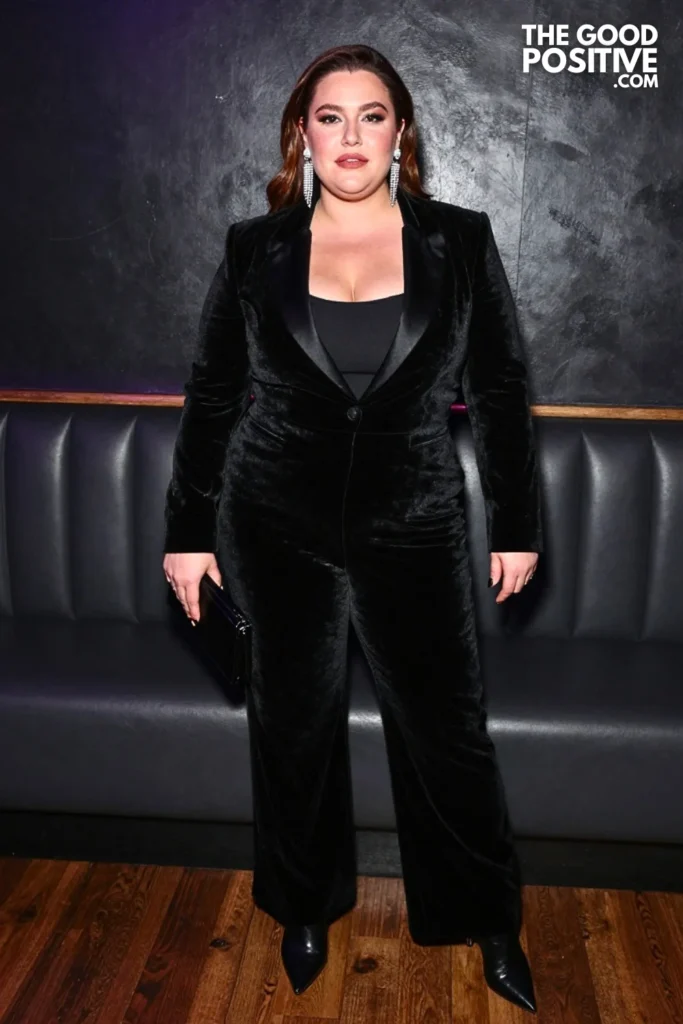 Velvet Jumpsuit With Sharp Blazer