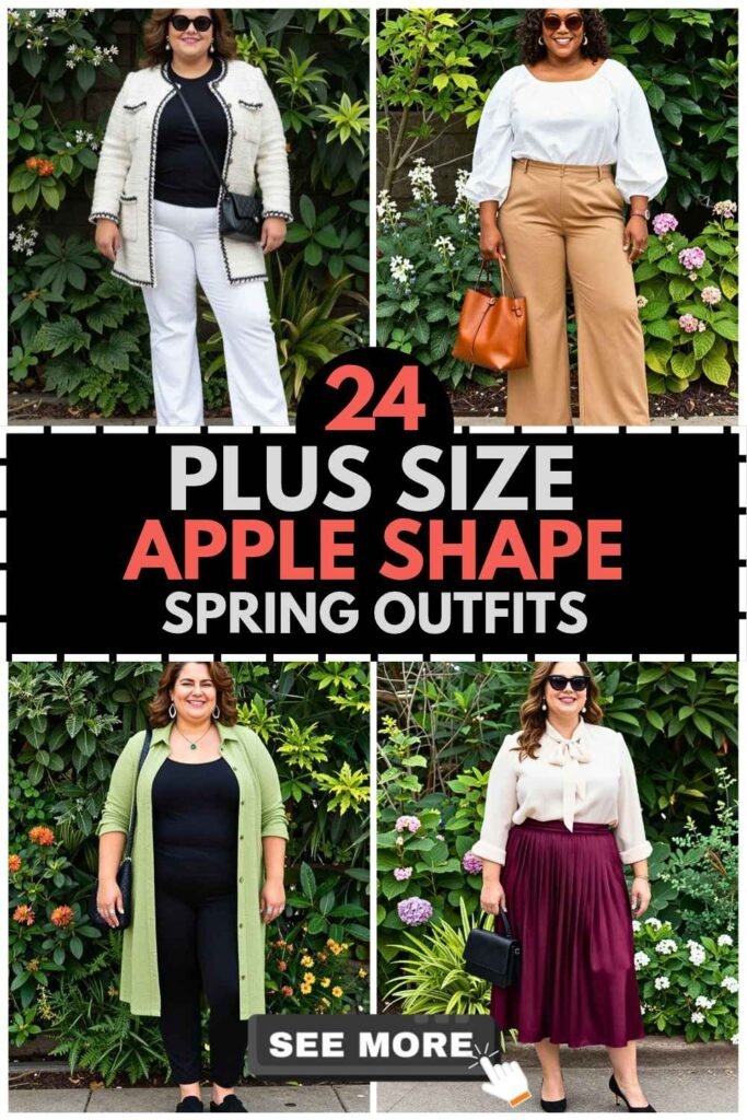 24 Plus Size Spring Outfits For Women Over 50