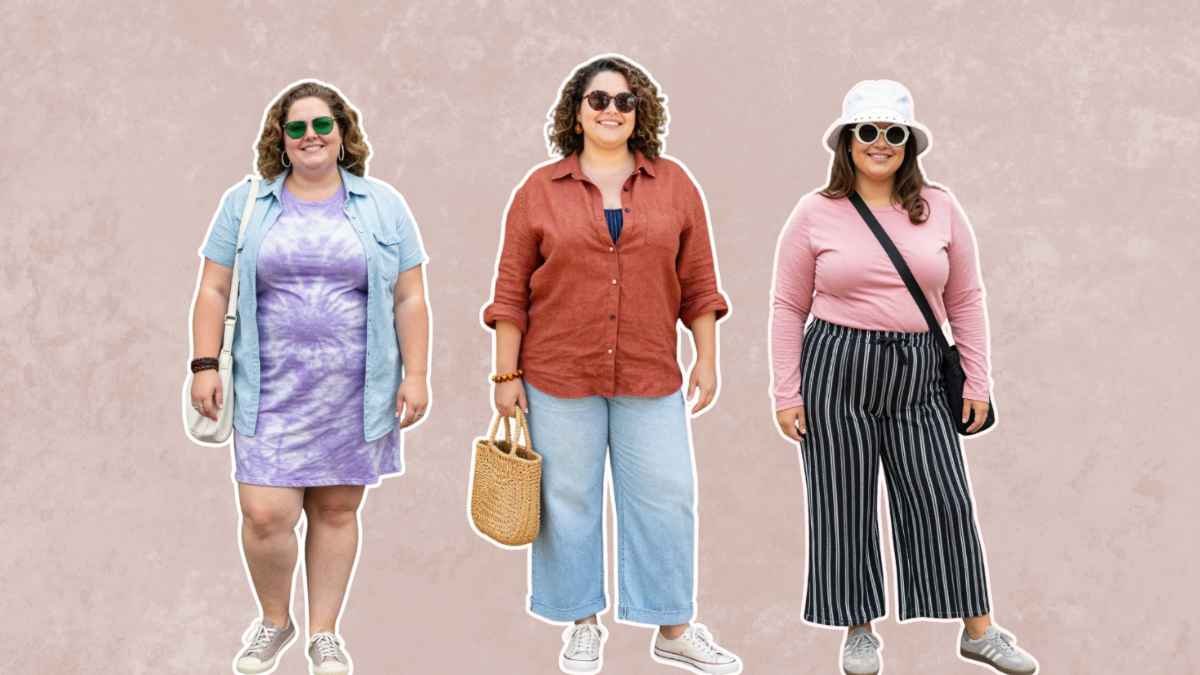 Plus Size Apple Shape Spring Outfits